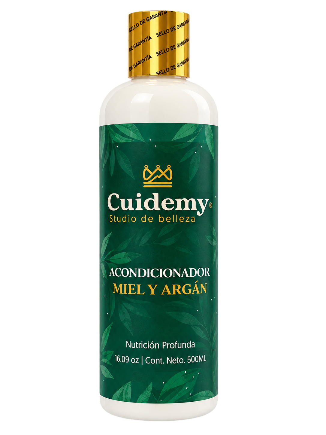 Botella Cuidemy de Acondicionador Miel y Argán de 500 ml